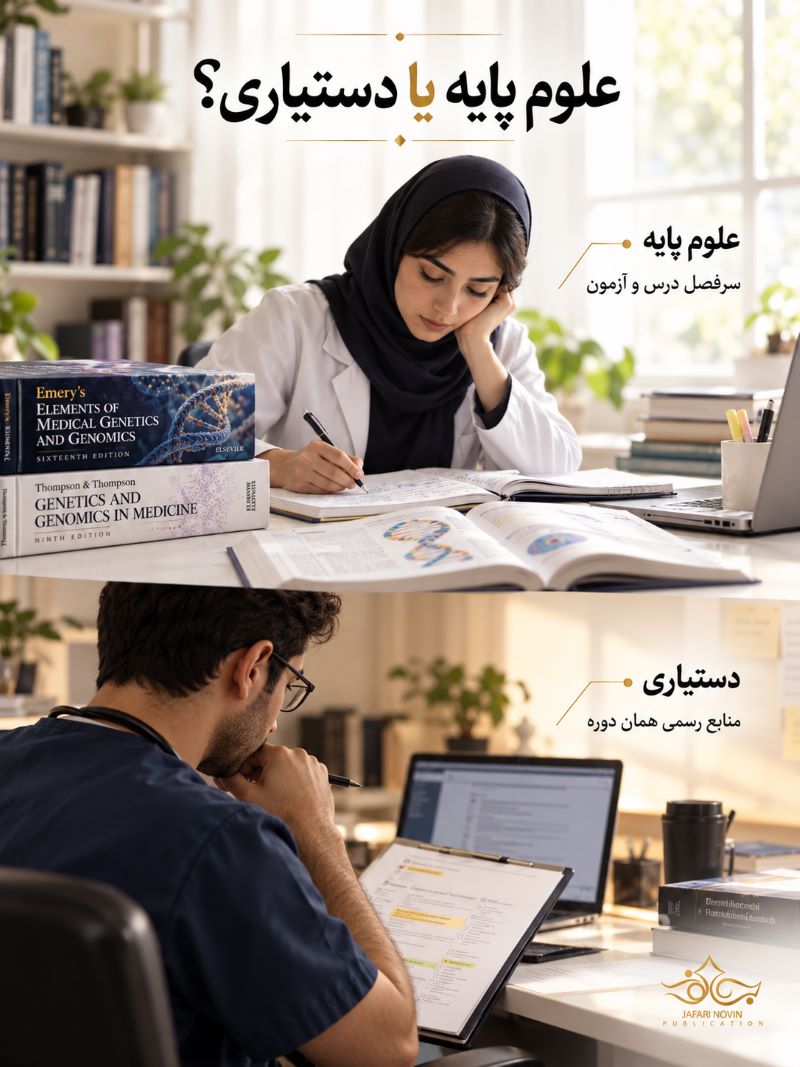 انتخاب کتاب ژنتیک برای علوم پایه و دستیاری